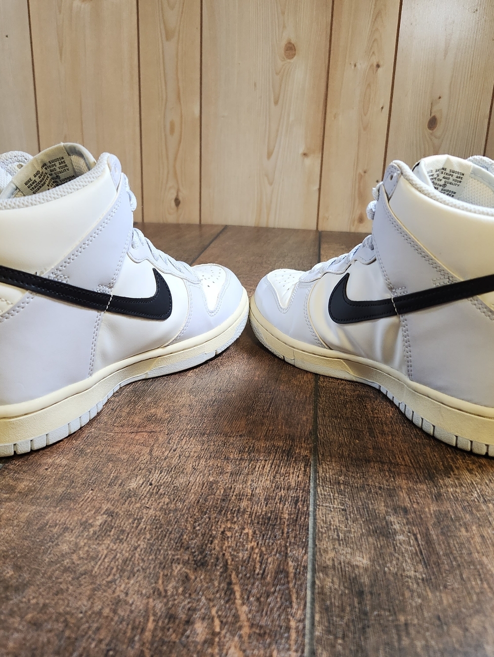 Nike Dunk High Aluminum 'Football Grey / Black' DB2179-110 GS Size Boys 6.5 Y - Picture 7 of 10